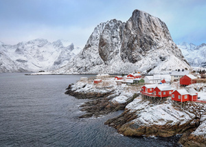 Norwegia, Lofoty Plakat z serii Skandynawia