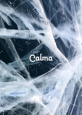 Calma - spokój Plakat z hasłem w języku włoskim