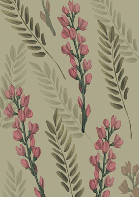 Różowe kwiaty Plakat