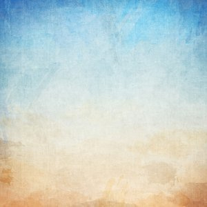 Niebo o poranku akwarela Plakat