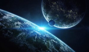 Kosmiczna abstrakcja Plakat