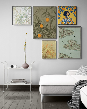 Kolekcja ORANGE&GREEN Plakaty 5 szt.