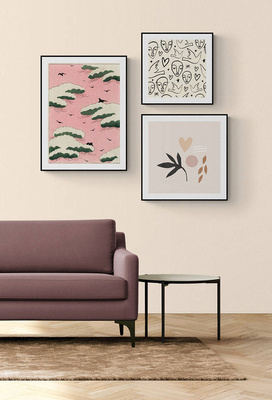 Kolekcja PINK&BEIGE Plakaty 3 szt.