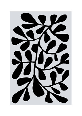 Motyw florystyczny Plakat