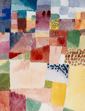 Motif from Hammamet Paul Klee Plakat