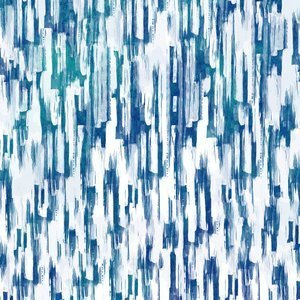 Pociągnięcia pędzla w odcieniach niebieskiego Plakat