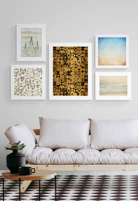 Kolekcja GOLD&BEIGE Plakaty 5 szt.